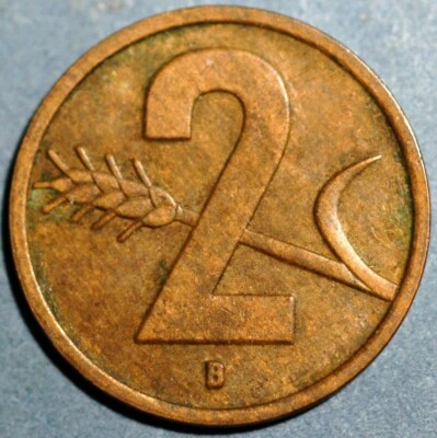 Switzerland 2 Rappen 1953 KM# 47 - Image 1 of 2