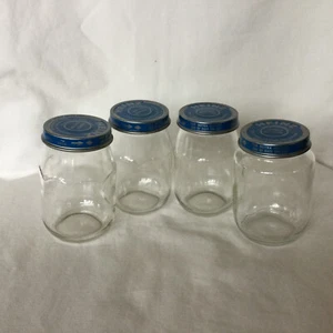 4 Stück Babynahrungsgläser aus Glas mit Heinz Deckel ohne Etiketten - Bild 1 von 4