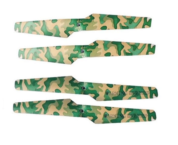 Army Camouflage Rotor Blades Propellers Syma RC Quadcopter X5C, X5SC, X5SW - UK  - Image 1 of 2