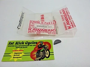 NUEVO DE LOTE ANTIGUO KAWASAKI Woodruff Key H2 A1 A7 BN F5 F8 F9 F11 F12MX KL KT KX 510A5100 FABRICANTE DE EQUIPOS ORIGINALES - Imagen 1 de 3