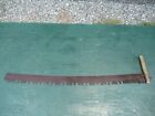  OLD Crosscut Saw Tool + 51" Long Blade Has One Wooden Handle  