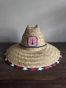 West Marine Reflections Americana Catamaran Straw Hat - One Size - Picture 1 of 7