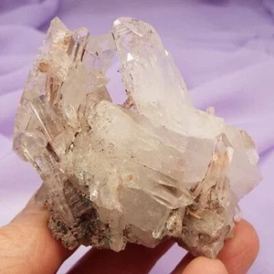 New Find! Pink Colombian Lemurian Faden Quartz cluster 113g SN54385 - Foto 1 di 4