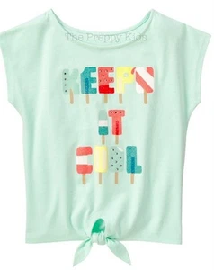 NWT Gymboree ICE CREAM PARLOR Keep'n It Cool Tee 6 7 8 10 - Picture 1 of 1