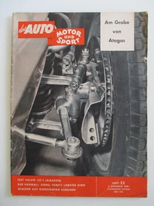 Das Auto Motor und Sport Heft Nr. 25 Dezember 1958 Test Volvo 122 S Amazon - Bild 1 von 7