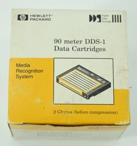 Box of (5) HP 92283B 90-Meter 2GB DDS-1 Data Cartridges NEW - Bild 1 von 3