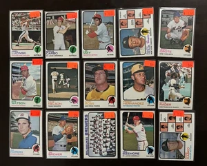 1973 TOPPS BASEBALL 40 CARD LOT G VG EX LUZINSKI CARBO MAY GROTE - Picture 1 of 3