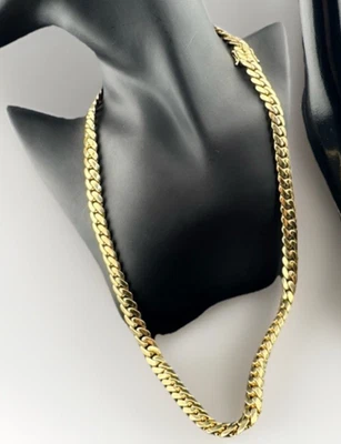 14K Yellow Gold VIP Cuban Link 24in Chain Necklace 9.65mm 52.7 Grams Bold * - Image 1 of 4