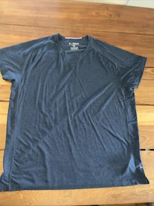 Fourlaps Shirt Herren XXL Navy Blau Meliert Performance Crewneck Raglan RE-UP Tee - Bild 1 von 8