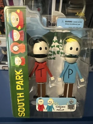 Figuras de acción Mezco Toyz South Park serie 4 Terrance y Philip nuevas selladas Foto 1 de 2