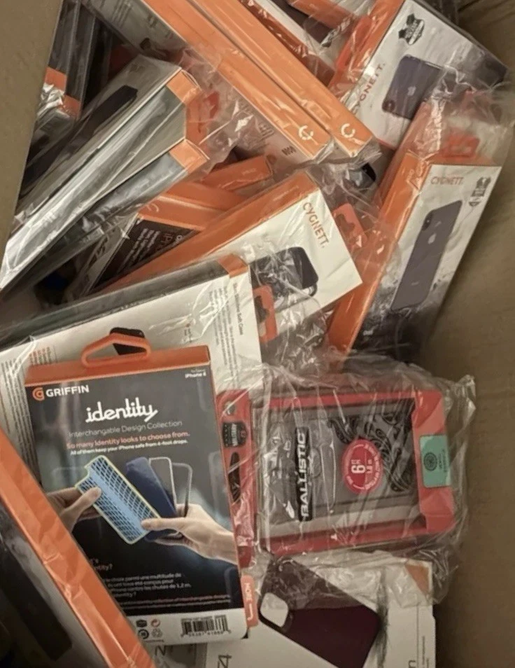 Wholesale Job Lot of 100+ Mobile Cases / screen protectors New Mixed Phone Cases - Image 1 of 1