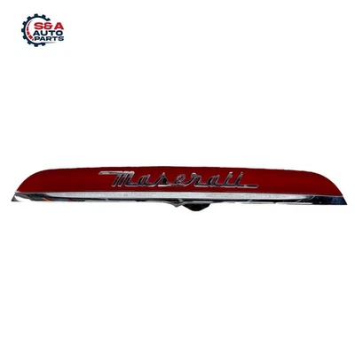 2014-2017 Maserati Ghibli S Rear Trunk Lid Trim Molding W/Chrome OEM - Image 1 of 4