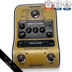 ZOOM AC-2 Acoustic Creator Gitarren-Vorverstärker Micro-USB-Anschluss 9 dB LE... - Bild 1 von 12