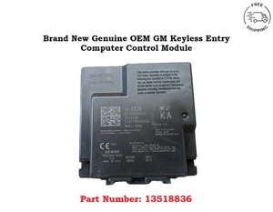 13518836 New OEM Buick & Chevrolet Keyless Entry Electronic Control Module Unit - Bild 1 von 11