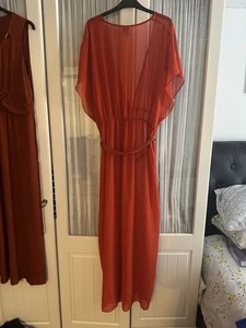 Orange Beach Cover Up Size 16 - Picture 1 of 3