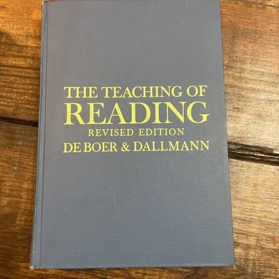 The Teaching Of Reading Revised Edition Deboer & Dallmann 1964 Hardcover EUC - Image 1 of 4