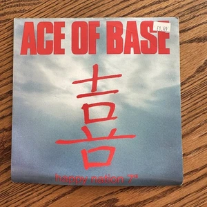 Ace Of Base – Happy Nation - Vinyl 7" Single 45 UK - VG+/VG+ - Picture 1 of 2