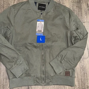 Lucky Brand Herren Bomberjacke Neu mit Etikett Größe L Olivgrün - Bild 1 von 4
