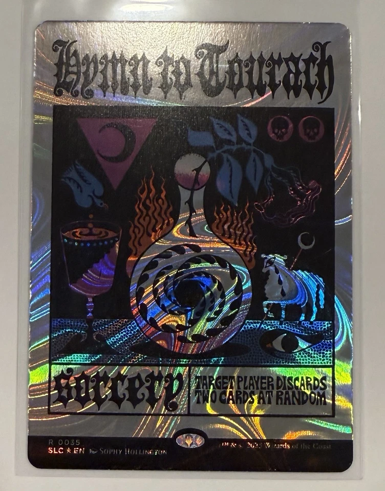 Magic the Gathering Hymn to Tourach HALO FOIL Secret Lair Encyclopedia MTG - Image 1 of 2