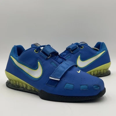 MENS NIKE ROMALEOS 2 476927-417 HYPER COBALT WEIGHT LIFTING GYM SHOES SIZE 11.5 - Image 1 of 4