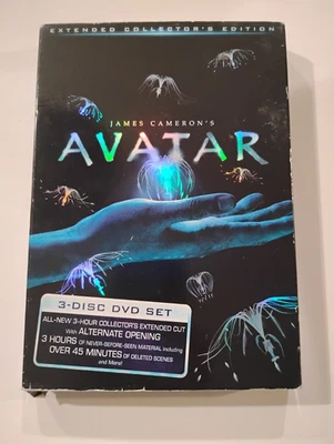 Avatar DVD 2010 Extended Collector's Edition James Cameron 3-Disc Set - Image 1 of 2