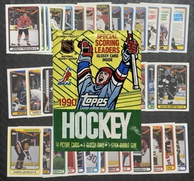 1990-91 Topps Hockey Trading Cards Complete Your Set U Pick Gretzky 1/2 - Image 1 of 3