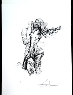 Salvador Dali - 65x50cm -  Limitierte Auflage Nr. 29/1000 - Bild 1 von 2