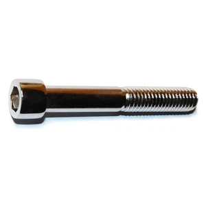 7/16"-14 x 3" Chrome Smooth Head Socket Cap Screws (5 pcs.) - Picture 1 of 1