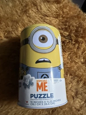Rompecabezas Despicable Me Minion 48 piezas con lata de coleccionistas usado Foto 1 de 3