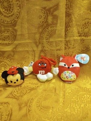 Three (3) Piece Set Of Various Mini Plushies - Image 1 of 4