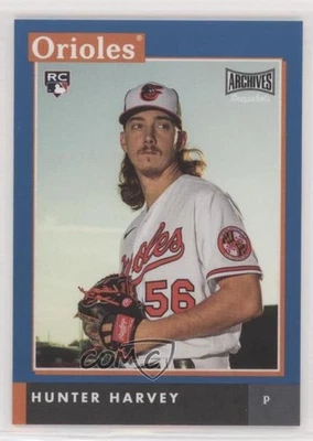 2020 Topps Archives Snapshots Blue /50 Hunter Harvey #AS-HH Rookie RC - Image 1 of 2