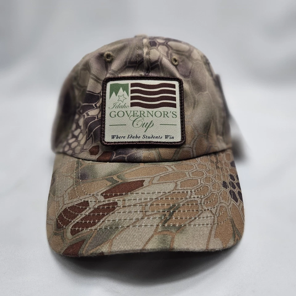 Kryptek Hat Cap Snap Back Highlander Camouflage Idaho Governor's Cup Patch - Image 1 of 4