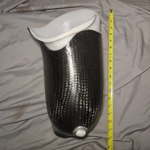 PROSTHETIC CARBON FIBER OFFSET LEG SOCKET/EXPULSION VALVE H=15" - Picture 1 of 22