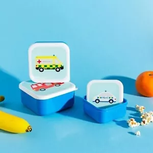 Sass & Belle Transport Lunch Boxes - Set of 3 - Perfect fro School - Picture 1 of 1