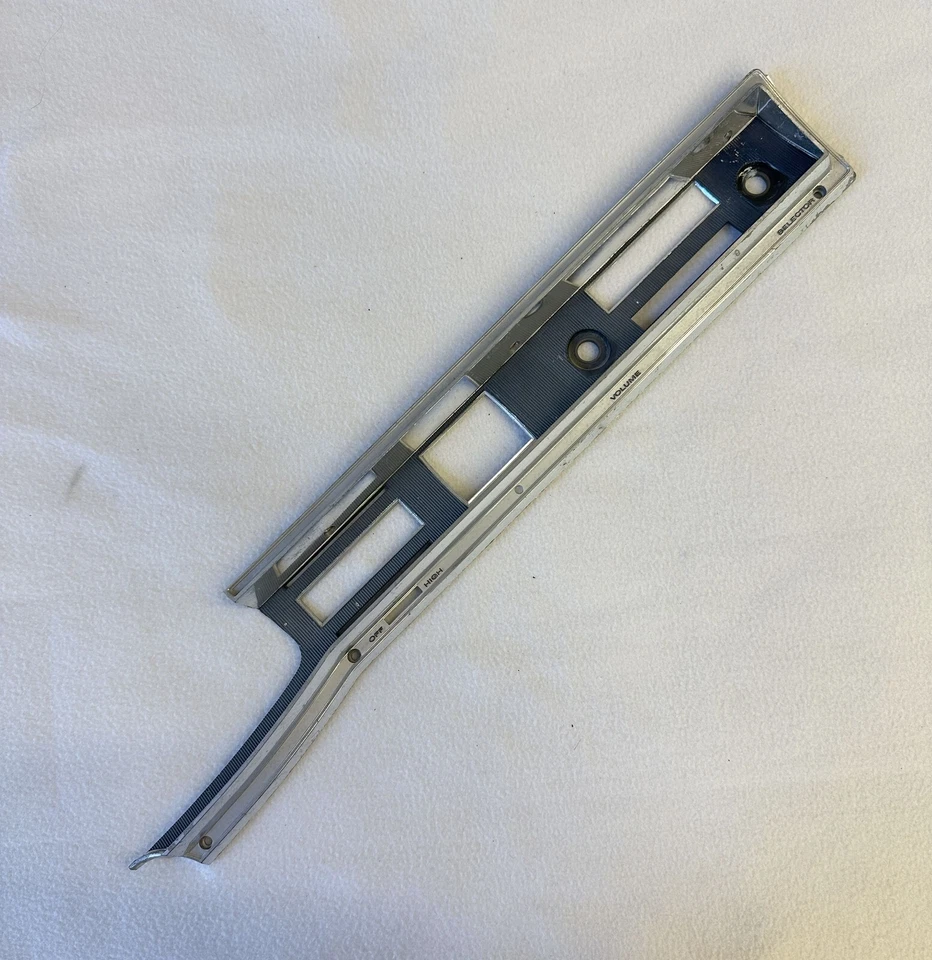 1966 Plymouth Sport Fury I II III Radio Heater Clock Dash Bezel NON A/C 66 - Image 1 of 4