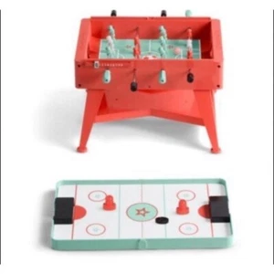 BRAND NEW AMERICAN GIRL 3 IN 1 GAME TABLE FITS 18" DOLL FOOSBALL AIR HOCKEY - Picture 1 of 3