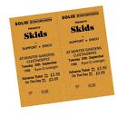 1980 SKIDS double ticket - Winter Gardens CLEETHORPES - REPRINT *PUNK*
