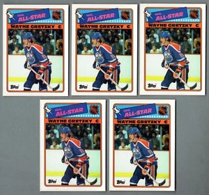 1988-89 Topps Insert Edmonton Oilers #8 Wayne Gretzky - MINT! Konvolut 5 - Bild 1 von 2