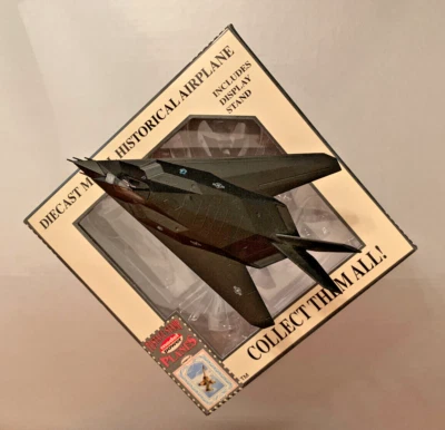 F-117 Stealth Night Hawk Fighter. Die Cast Metal. 1:150 scale. New in Box. Mint - Image 1 of 4