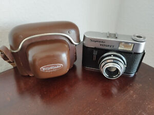 Voigtländer Vitoret Kamera mit Tasche Bereitschaftstasche Retro Vintage Cam