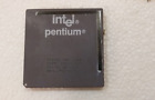 A80502100 Intel Pentium Socket 5 Processor Cpu Vintage Working Oreder + Radiator