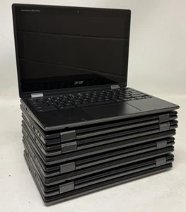 Acer Chromebook R752TN 2in1 (N4020 - 4GB RAM - 32GB Storage) - Mixed Lot of 8 - Picture 1 of 13