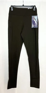 Sound/Style Women’s Ankle Length Stretch Leggings Color Dark Green Size M (6-8) - Picture 1 of 6