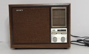 VTG Sony 3-Band Tabletop Radio Model ICF-9660W AM FM TV-L TV-H WB Made in Korea - Picture 1 of 11