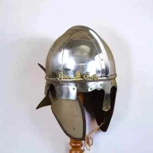 Mittelalter Spätrömischer Intercisa Helm 18G Stahl LARP Kampf um Cosplay Helm - Bild 1 von 3