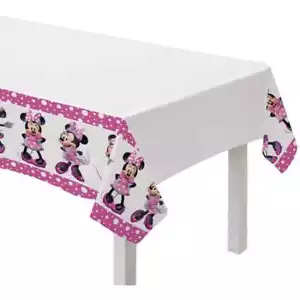 Minnie Mouse Forever Plastic Table Cover 54x96 - Picture 1 of 1