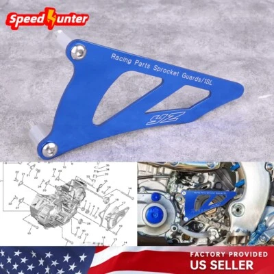 CNC Racing Parts Front Sprocket Cover For YAMAHA WR250F WR450F YZ250F/FX YZ450FX - Image 1 of 4