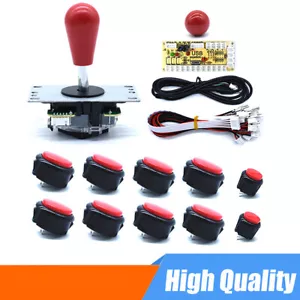 Arcade Tasten und Joystick Kit Controller Zero Delay USB Encoder zum Selbermachen Mama Spiele - Bild 1 von 11