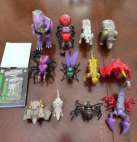 Transformers Beast Wars Kingdom Legacy Figure Lot of 12 - Terrorsaur Megatron Cover
