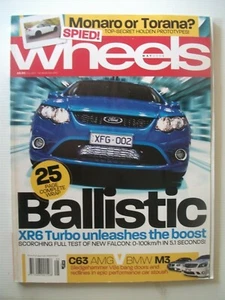 WHEELS MAY 2008,XR6 TURBO,M3,C63 AMG,FORESTER,FIAT 500,MINI CLUBMAN,SMART,370Z - Picture 1 of 1